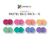 CONNETIX - 16 Piece Pastel Replacement Ball Pack
